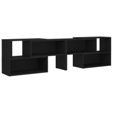 vidaXL fekete forgácslap TV-szekrény 149 x 30 x 52 cm (808360) bútor
