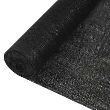 vidaXL fekete HDPE belátásgátló háló 2 x 10 m 195 g/m² kerti bútor