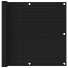 vidaXL fekete HDPE erkélyparaván 90 x 500 cm kerti bútor