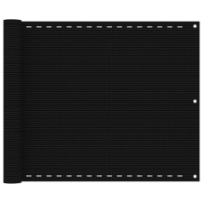 vidaXL fekete HDPE erkélytakaró 75 x 400 cm kerti bútor