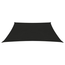 vidaXL fekete HDPE napvitorla 160 g/m² 2,5 x 3 m kerti bútor