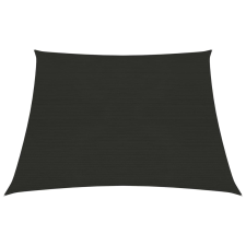 vidaXL fekete HDPE napvitorla 160 g/m² 4/5 x 3 m kerti bútor