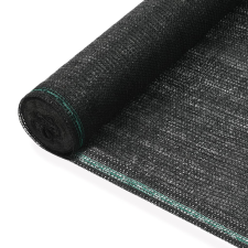 vidaXL Fekete hdpe teniszháló 1,2 x 50 m tenisz felszerelés