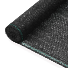 vidaXL Fekete hdpe teniszháló 1,6 x 25 m tenisz felszerelés