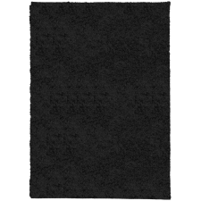 vidaXL fekete hosszú szálú bozontos modern szőnyeg 200 x 280 cm (375283) lakástextília