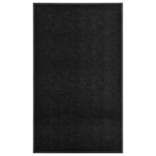 vidaXL fekete kimosható lábtörlő 90 x 150 cm lakástextília