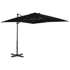 vidaXL fekete konzolos napernyő alumíniumrúddal 250 x 250 cm kerti bútor