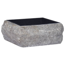 vidaXL fekete márvány mosdókagyló 30 x 30 x 13 cm szaniter