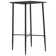 vidaXL Fekete MDF bárasztal 60 x 60 x 111 cm bútor