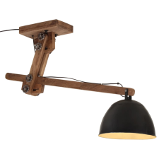 vidaXL fekete mennyezeti lámpa 25 W 105x30x65-108 cm E27 világítás