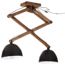 vidaXL fekete mennyezeti lámpa 25 W 29x18x85 cm E27 világítás