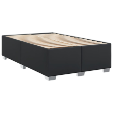 vidaXL fekete műbőr ágykeret 120 x 200 cm (3284552) ágy és ágykellék