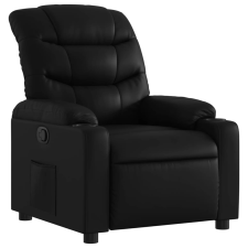 vidaXL fekete műbőr dönthető fotel (374133) bútor