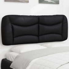 vidaXL fekete műbőr fejtámla párna 140 cm ágy és ágykellék