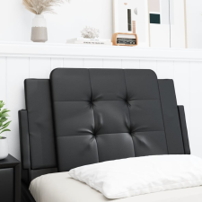 vidaXL fekete műbőr fejtámla párna 80 cm ágy és ágykellék