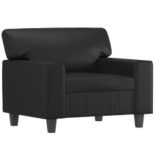 vidaXL fekete műbőr kanapéfotel 60 cm (359407) bútor