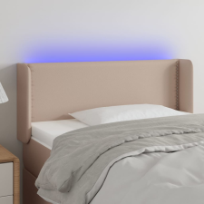 vidaXL fekete műbőr LED-es fejtámla 83x16x78/88 cm ágy és ágykellék