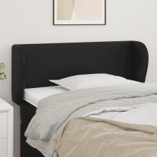 vidaXL fekete műbőr szárnyas fejtámla 103x23x78/88 cm ágy és ágykellék