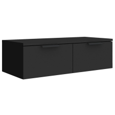 vidaXL fekete műfa faliszekrény 68 x 30 x 20 cm (811395) bútor