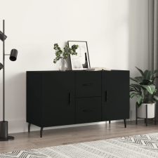 vidaXL fekete műfa tálalószekrény 100 x 36 x 60 cm bútor