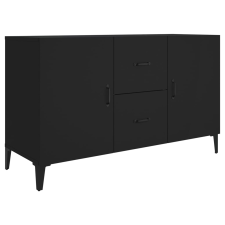vidaXL fekete műfa tálalószekrény 100 x 36 x 60 cm (812520) bútor