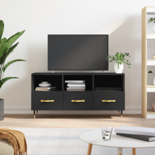 vidaXL fekete műfa TV-szekrény 102 x 36 x 50 cm bútor