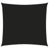 vidaXL Fekete négyzet alakú oxford-szövet napvitorla 2 x 2 m
