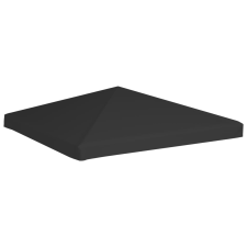 vidaXL fekete pavilon-tetőponyva 270 g/m² 3 x 3 m kerti bútor