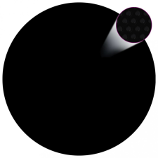 vidaXL fekete polietilén medence takaró 488 cm medence kiegészítő