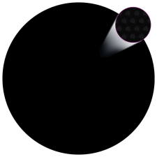 vidaXL fekete polietilén medencetakaró 300 cm medence kiegészítő