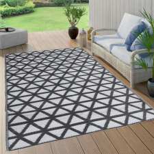 vidaXL fekete PP kültéri szőnyeg 140x200 cm lakástextília