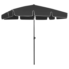 vidaXL fekete strandnapernyő 200 x 125 cm kerti bútor