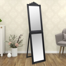 vidaXL fekete szabadon álló tükör 45x180 cm bútor