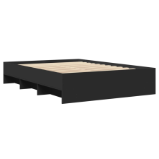 vidaXL fekete szerelt fa ágykeret 120 x 190 cm (3295696) ágy és ágykellék