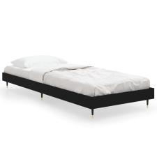 vidaXL fekete szerelt fa ágykeret 75 x 190 cm (832206) ágy és ágykellék