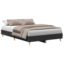 vidaXL fekete szerelt fa ágykeret matrac nélkül 120 x 200 cm (861031) ágy és ágykellék