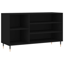 vidaXL fekete szerelt fa cipősszekrény 102x36x60 cm (831405) bútor