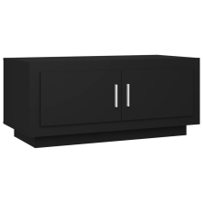 vidaXL fekete szerelt fa dohányzóasztal 102 x 55 x 45 cm (811809) bútor