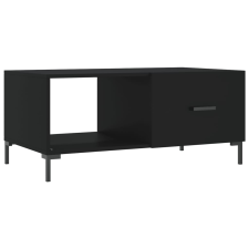 vidaXL fekete szerelt fa dohányzóasztal 90 x 50 x 40 cm (829213) bútor
