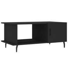 vidaXL fekete szerelt fa dohányzóasztal 90 x 50 x 40 cm (829501) bútor