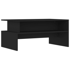 vidaXL fekete szerelt fa dohányzóasztal 90 x 55 x 42,5 cm (834279) bútor