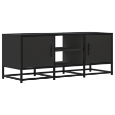 vidaXL fekete szerelt fa és fém TV-szekrény 100x35x41 cm (848834) bútor