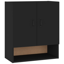 vidaXL fekete szerelt fa faliszekrény 60 x 31 x 70 cm (812880) bútor