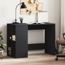 vidaXL fekete szerelt fa íróasztal 102x50x75 cm íróasztal