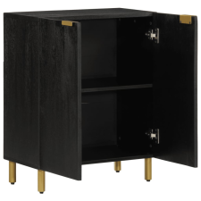 vidaXL fekete szerelt fa komód 60 x 33 x 75 cm (4017650) bútor