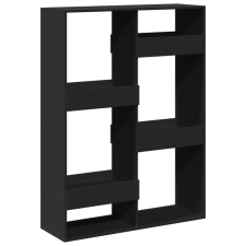 vidaXL fekete szerelt fa könyvespolc 100 x 33 x 135 cm (3309385) bútor