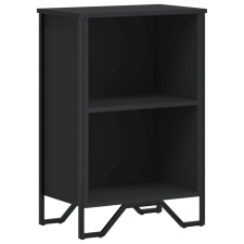 vidaXL fekete szerelt fa könyvszekrény 50 x 31 x 74,5 cm (848599) bútor
