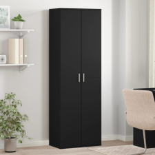 vidaXL fekete szerelt fa magasszekrény 60 x 35 x 180 cm bútor