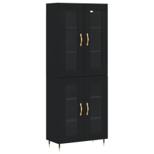 vidaXL fekete szerelt fa magasszekrény 69,5 x 34 x 180 cm (3198258) bútor