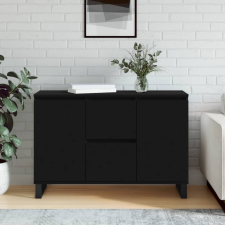 vidaXL fekete szerelt fa tálalószekrény 104 x 35 x 70 cm bútor
